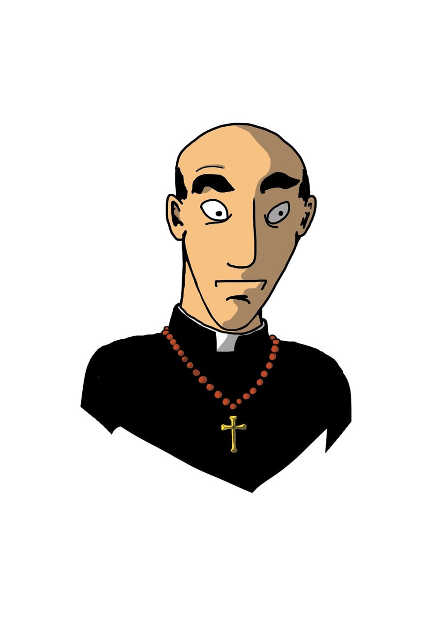 funny priest clipart - photo #24