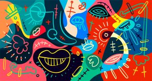 Colorful abstract banner template with dummy text for web design | augusto cuginotti